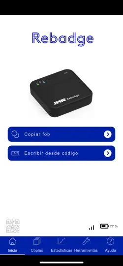 Captura de pantalla de JMARebadgePRO en iPhone 1