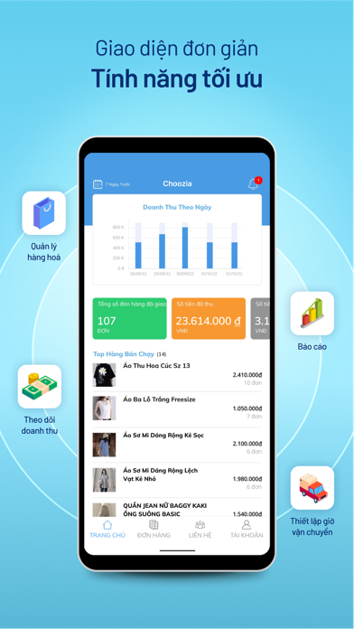 My Choozia - Quản lý bán hàng Screenshot