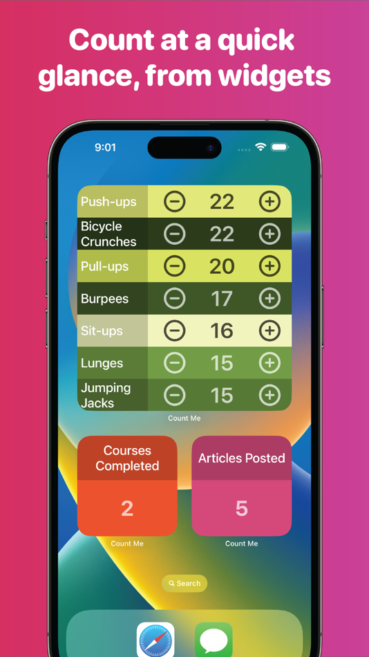 #4. Tap Counter - Count Me (iOS) Oleh: Marius Caciulescu