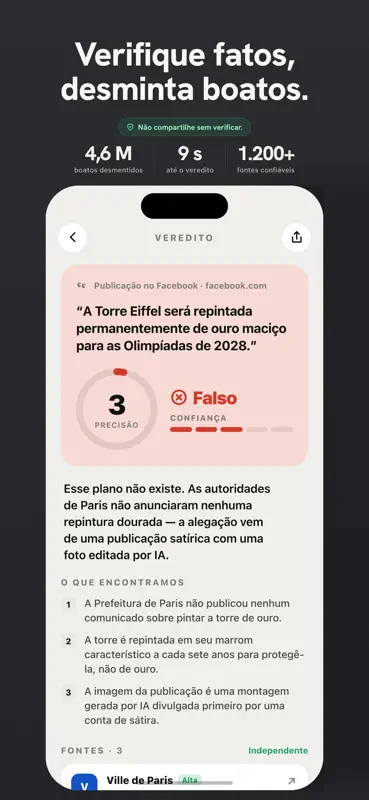 VeriFact: Fact Checker IA screenshot 3 of 3