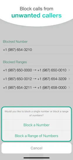 Скриншот Call Protect: Robocall Blocker на iPhone 4