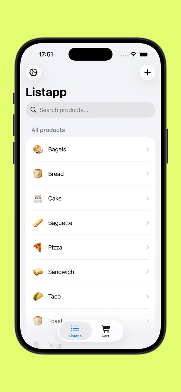 Screenshot #1 pour Listapp