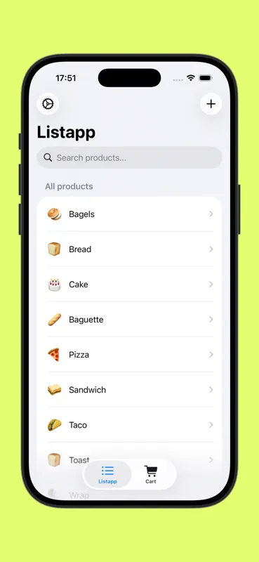 Listapp screenshot 1 of 4