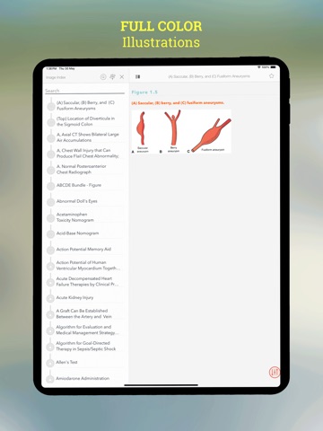 Quick Reference Critical Care iPad screenshot