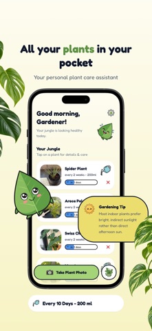 Leafy – Plant Care & Water iPhone screenshot