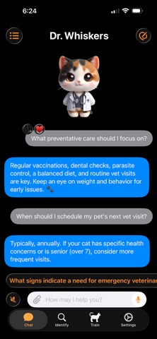 Dr. Whiskers: AI Vet for Cats screenshot