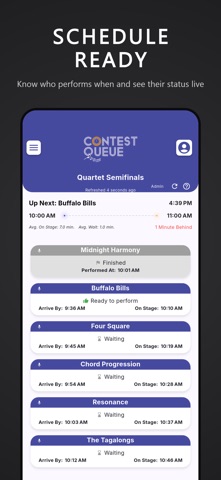 Contest Queue screenshot