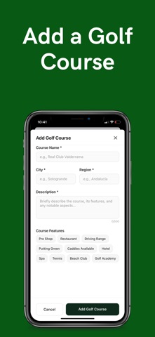 California Golf Course iPhone screenshot