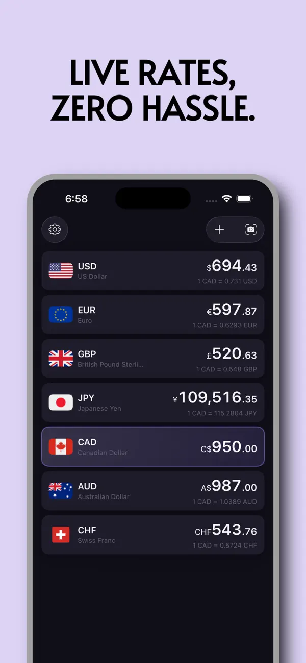 Screenshot #1 pour forexIQ - Scan & Convert