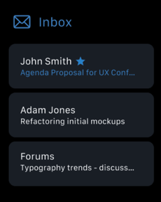 BlackBerry Work Screenshot