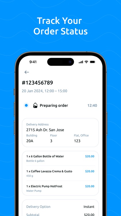 WaterDelivery App