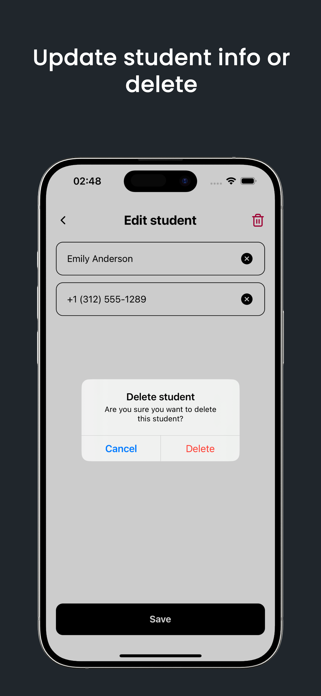 Simple Lesson Manager