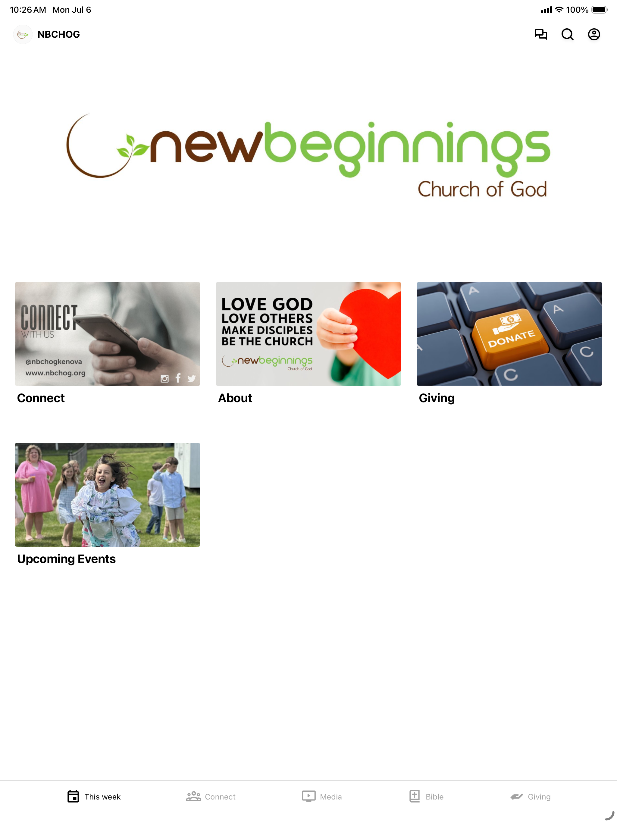 New Beginnings Church of God screenshot 4