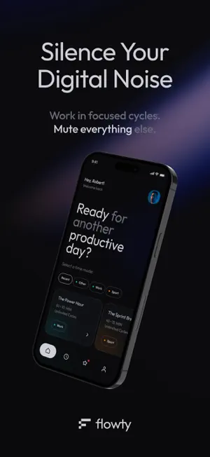 Flowty: Focus-Break Timer screenshot 1
