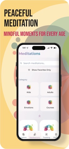 Peaceful – Meditation iPhone screenshot