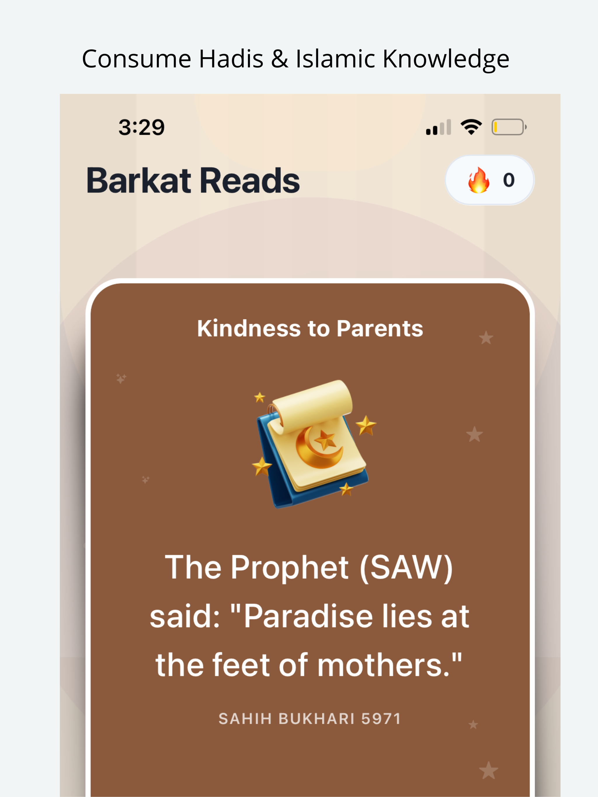 IslamicWay : Learn with Swipe