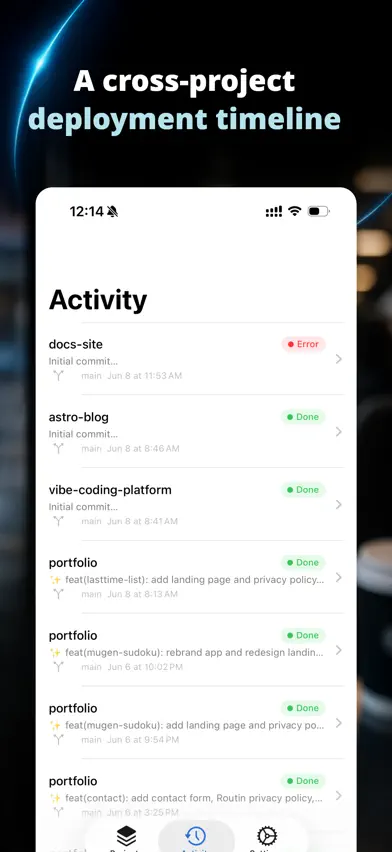 Verdash for Vercel screenshot 2