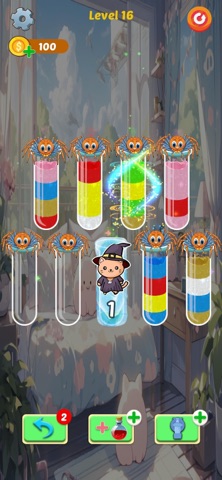 Water Sort - Magic Bubble Mode iPhone screenshot