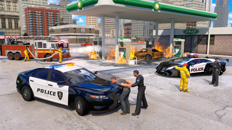 #1. Police Simulator Cop Car Duty (iOS) Bởi: freeonlinegames.com