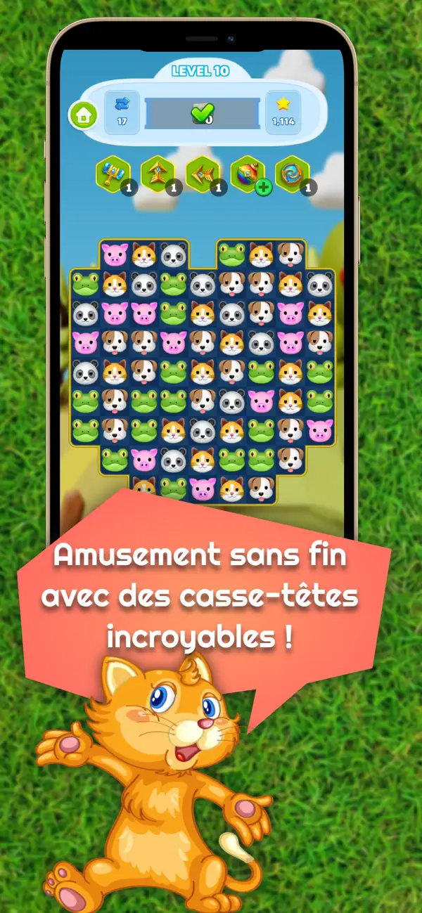 Screenshot #1 pour Match 3 Animaux