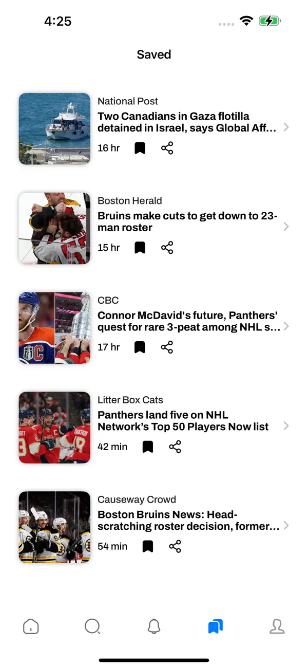 Screenshot #3 pour Hockey News, Scores & Videos
