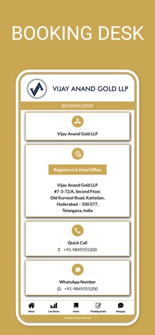 Vijay Anand Gold LLP screenshot