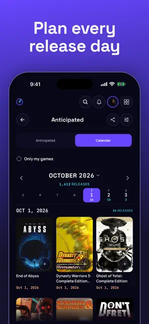 GameDropRadar: Release Tracker screenshot 4