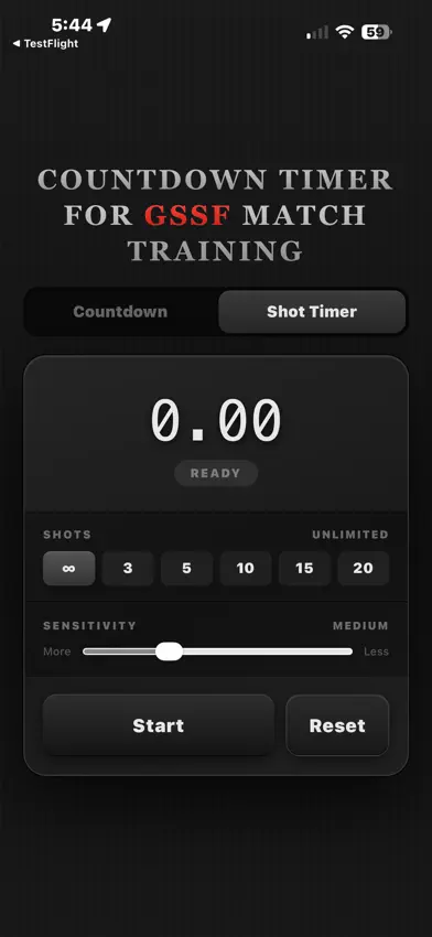 Shot Timer For GSSF Match screenshot 1