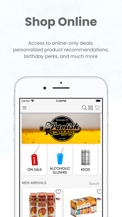 Pavlish Beverage Inc Screenshot