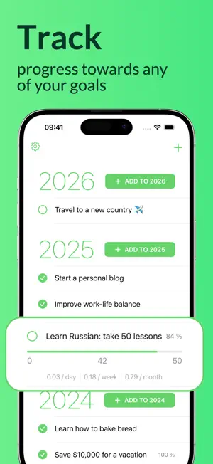 GoalTrackr - Personal Goals screenshot 3