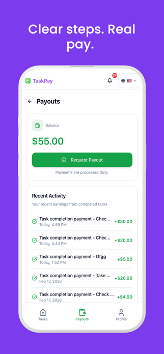 TaskPay Screenshot 1 of 5