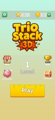 TrioStack 3D: Reflex Game Screenshot 1 of 3