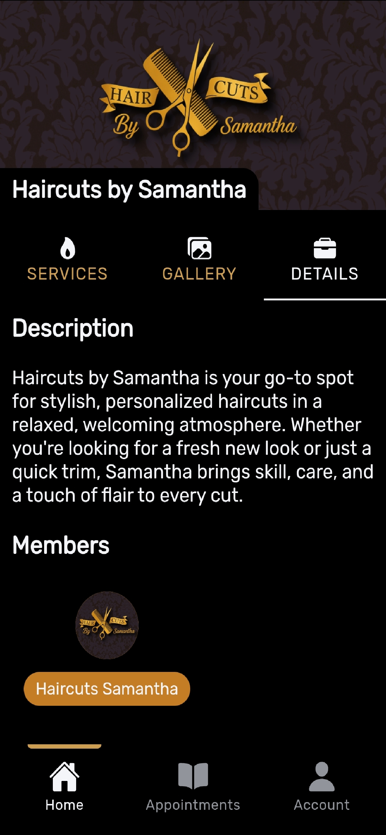 Haircuts by Samantha screenshot 3