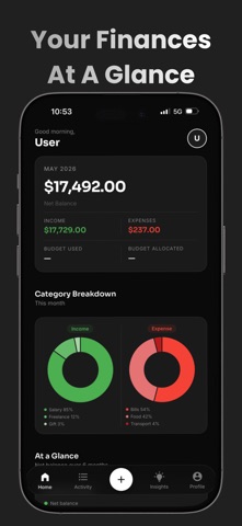 Expense Tracker - MoneeAI Screenshot 1 of 4