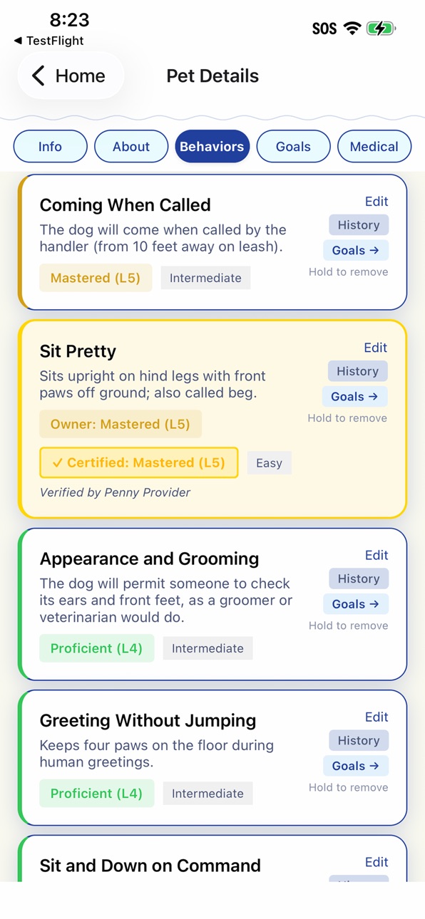 iPhone screenshot
