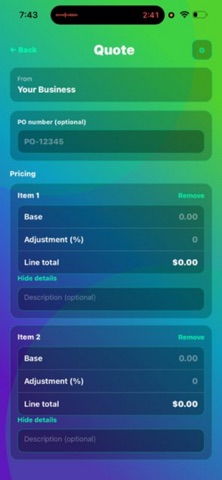 InvoApp screenshot