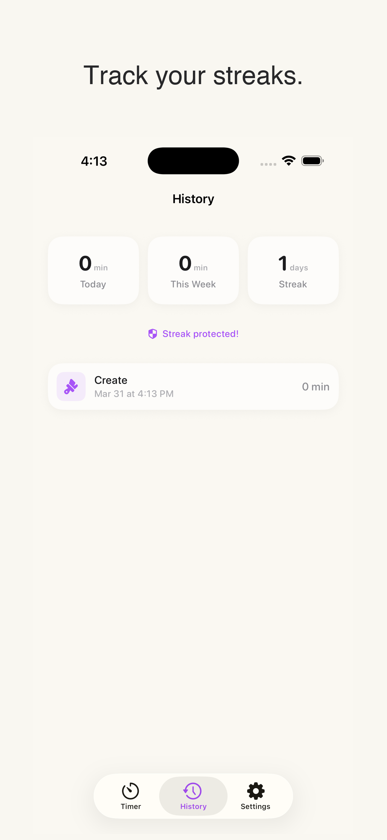 OneScreenTimer