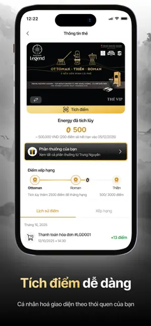 Trung Nguyên Legend Cafe iPhone screenshot 5