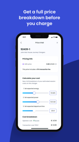 Tap Electric: EV charging screenshot