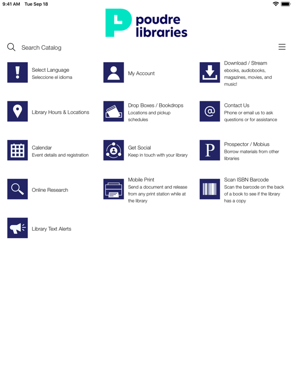 Screenshot #4 pour My Poudre Libraries App