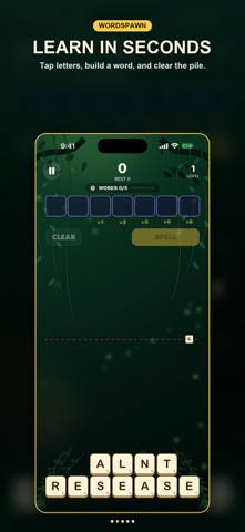 WordSpawn iPhone screenshot