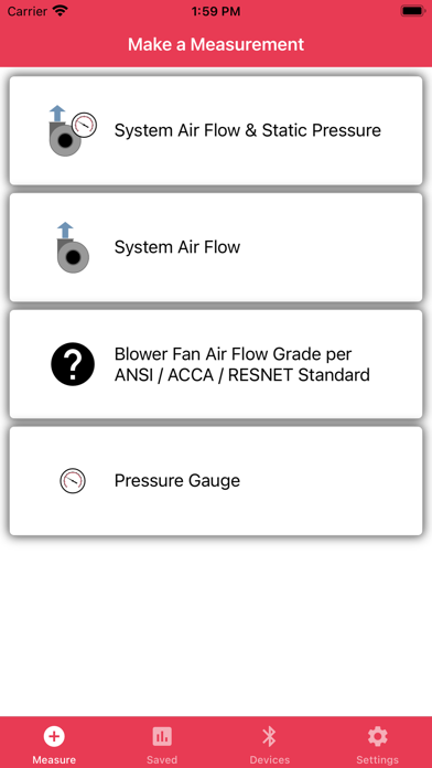 TrueFlow HVAC Air Flow Screenshot