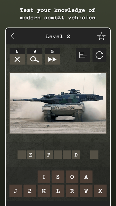 Screenshot #1 pour Guess the Modern Tank