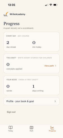 WriteAcademy Screenshot 1 of 3