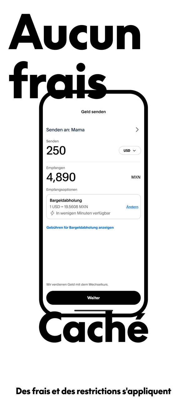 Screenshot #3 pour Xoom Money Transfer
