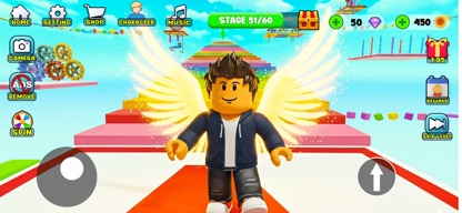 Obby Fun Parkour Race Games screenshot 2