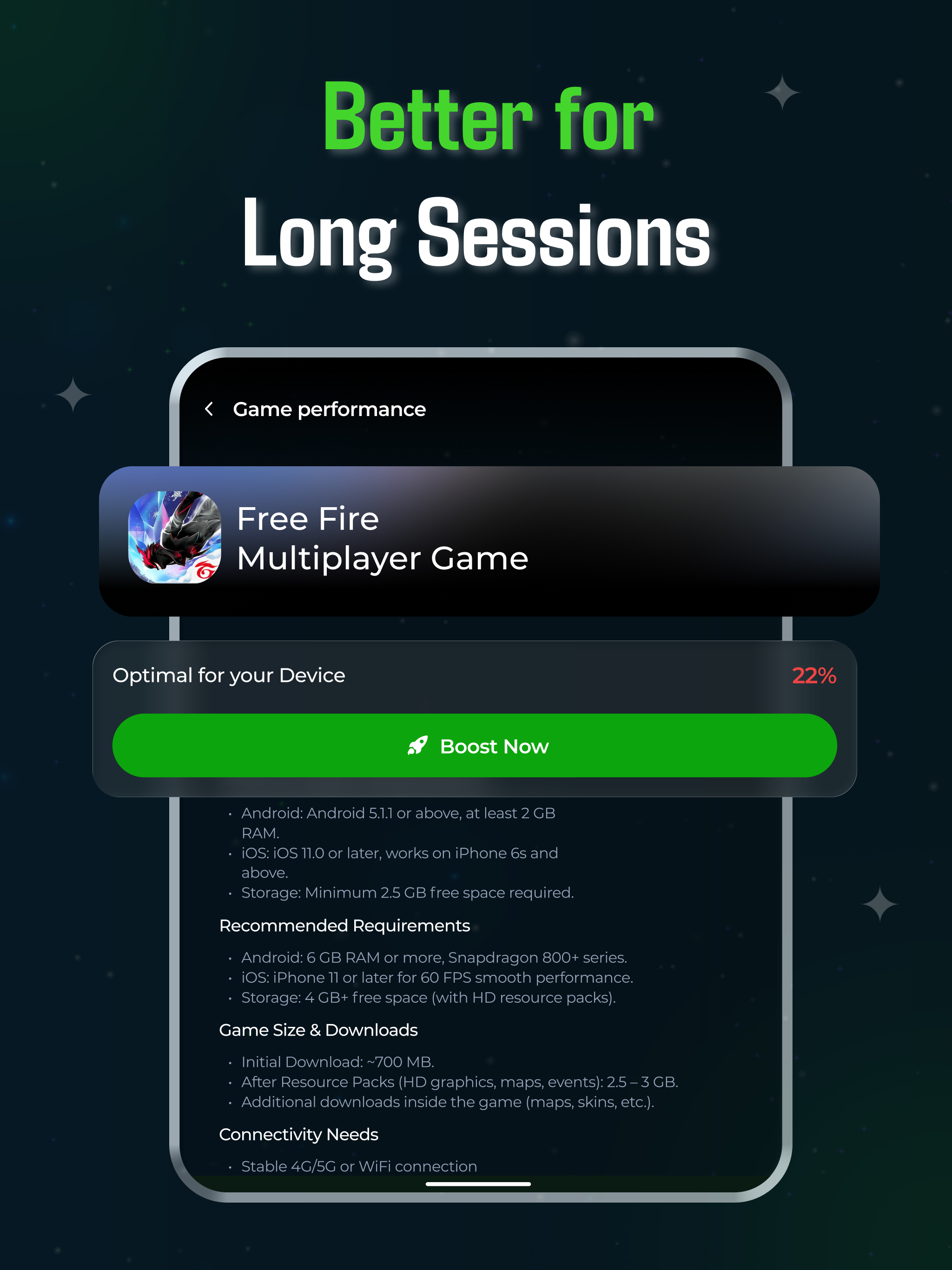 PlayFast - GFX 4X Game Booster screenshot 9