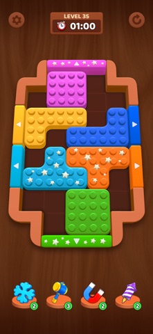 Color Block Puzzle: 3D Jam iPhone screenshot