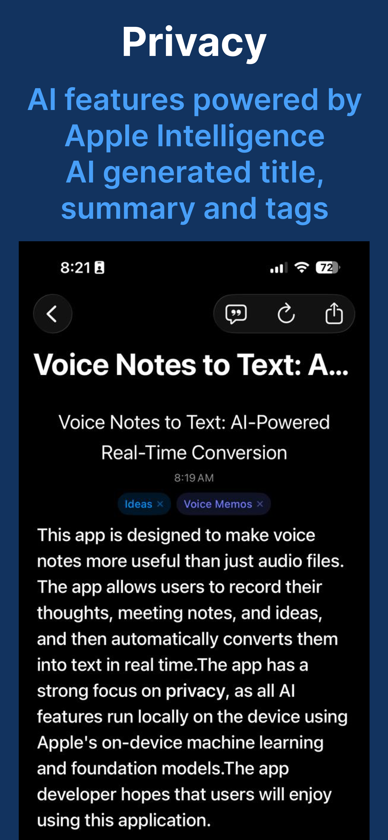 Voice Digest screenshot 3