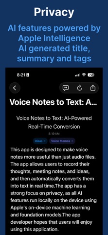 Voice Digest screenshot